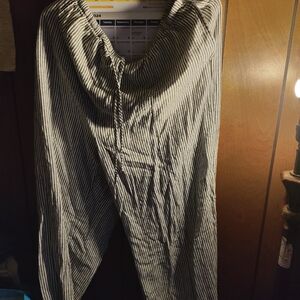 A New Day Stripped drawstring pants